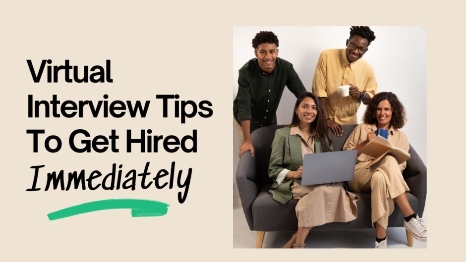 recruiters smiling during an interview