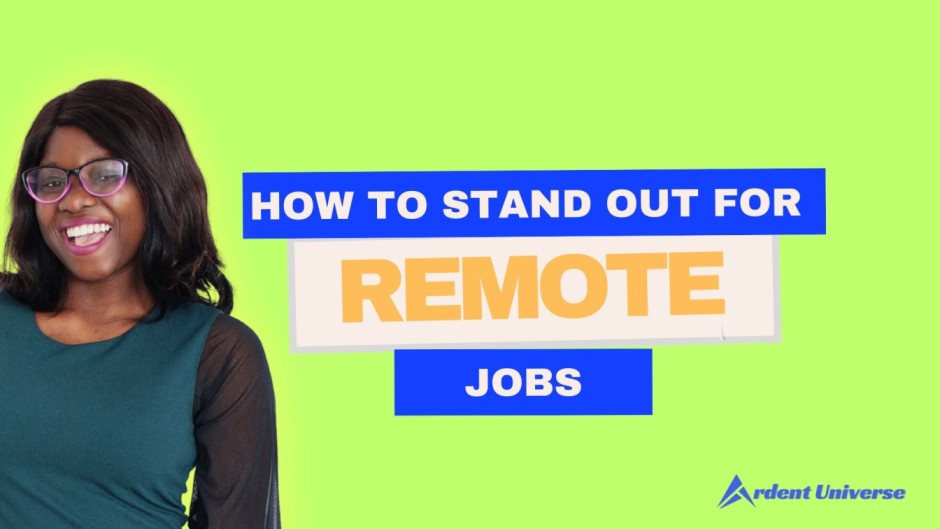 a remote worker smiling